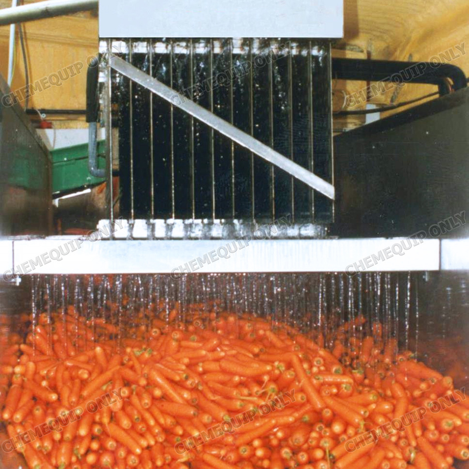 refroidisseur à film tombant pour légumes