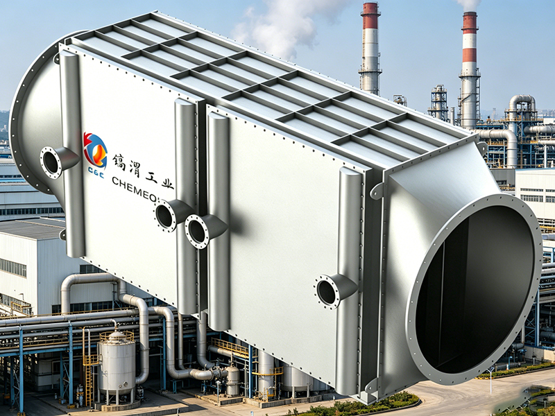 Pillow Plate Platecoil Gas Cooler Industrial Flue Gas Cooler  Reheater