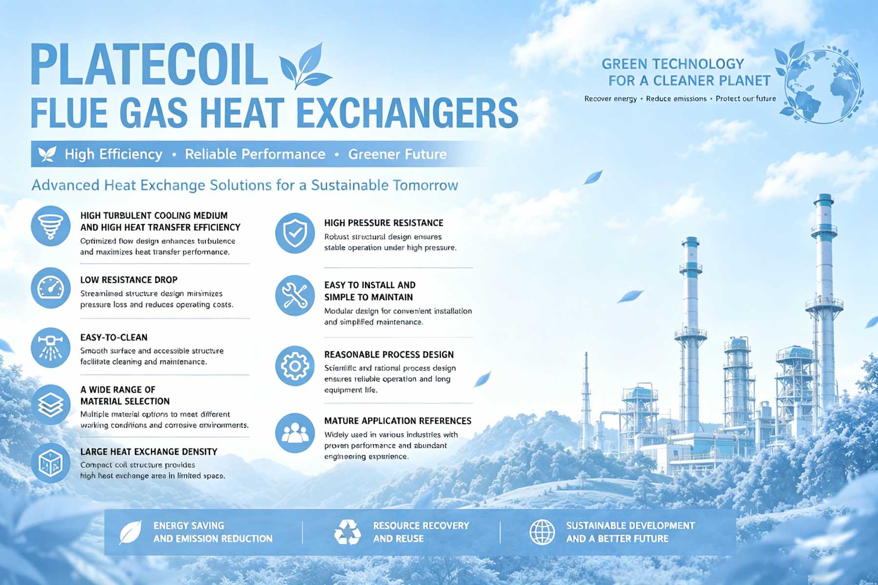 Platecoil Gas Heat Exchanger